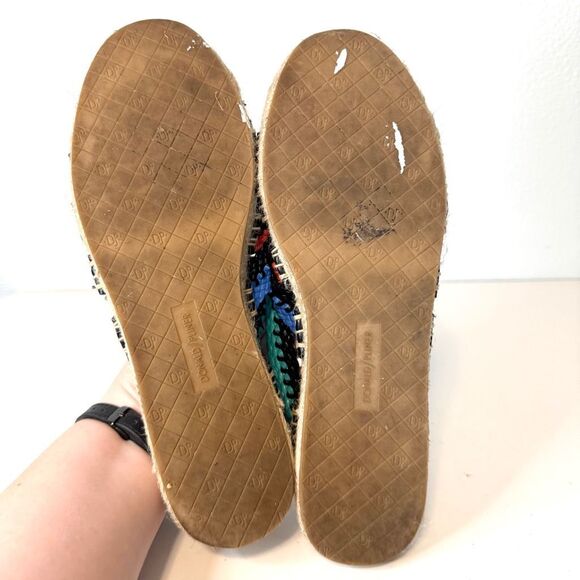 Donald J Pliner Multicolor Braided Espadrille Sandal Size 8 - Picture 5 of 6